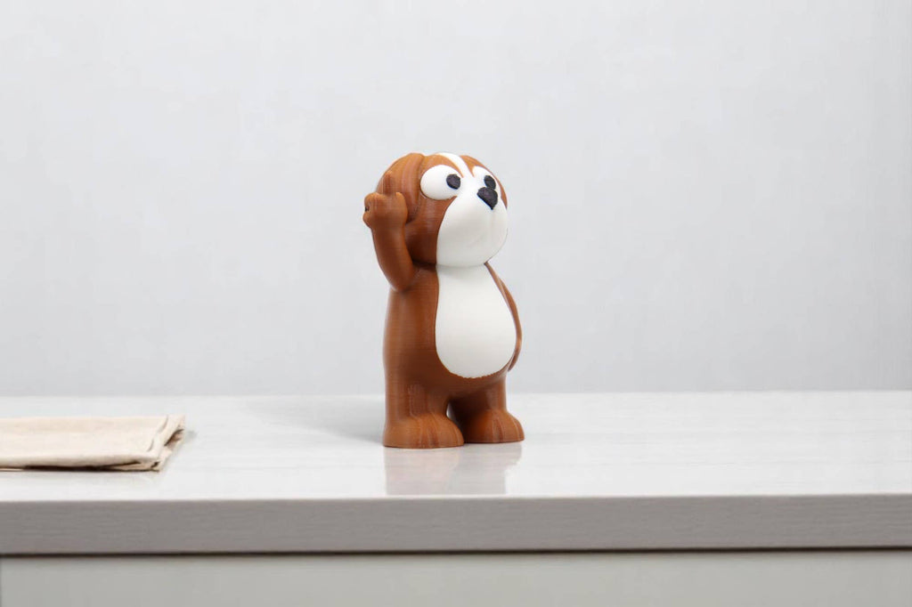Dog Middle Finger Figurine – Funny Sarcastic Dog Gift