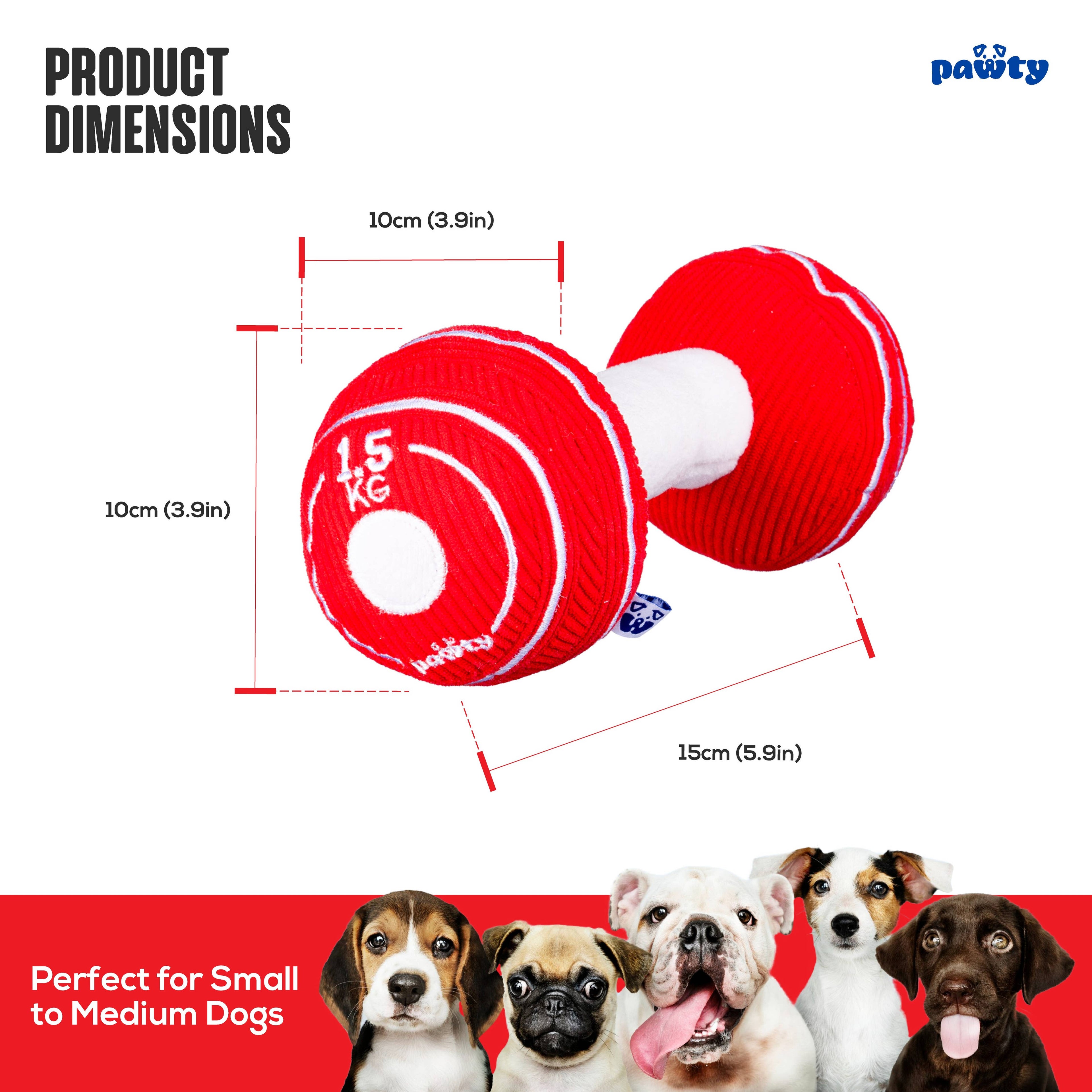 Dumbbell Dog Toy