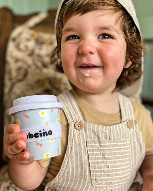 Breakfast Buffet Babycino Cup - 120ml (STRAW INCLUDED)