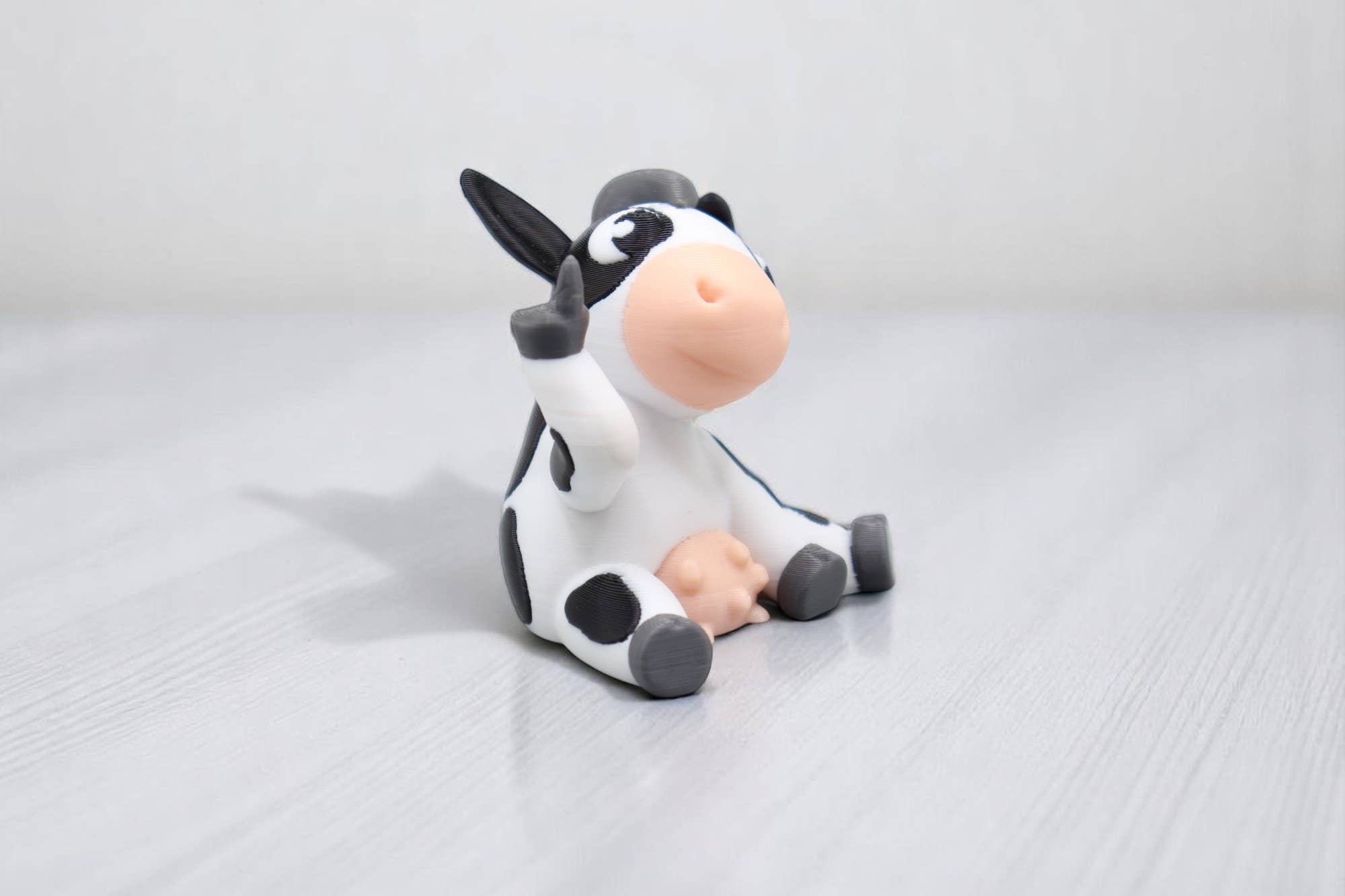 Cow Middle Finger Figurine – Funny Sarcastic Cow Gift