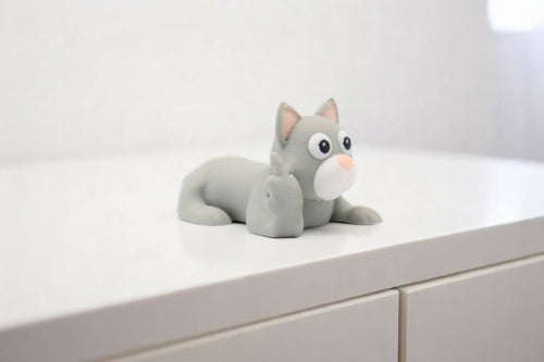 Cat Middle Finger Figurine – Funny Sarcastic Cat Gift