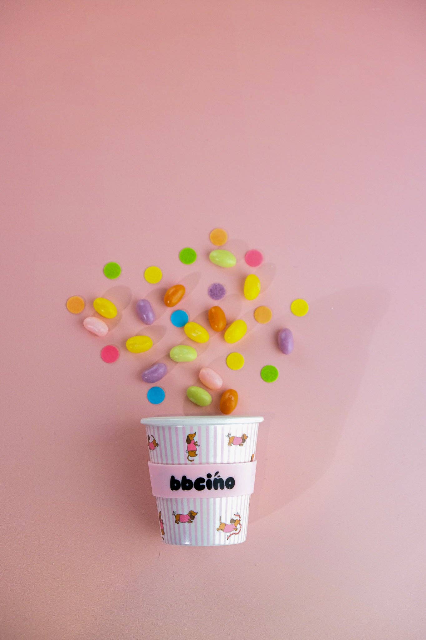 Dash in Pink Babycino Cup - 120ml (STRAW INCLUDED)