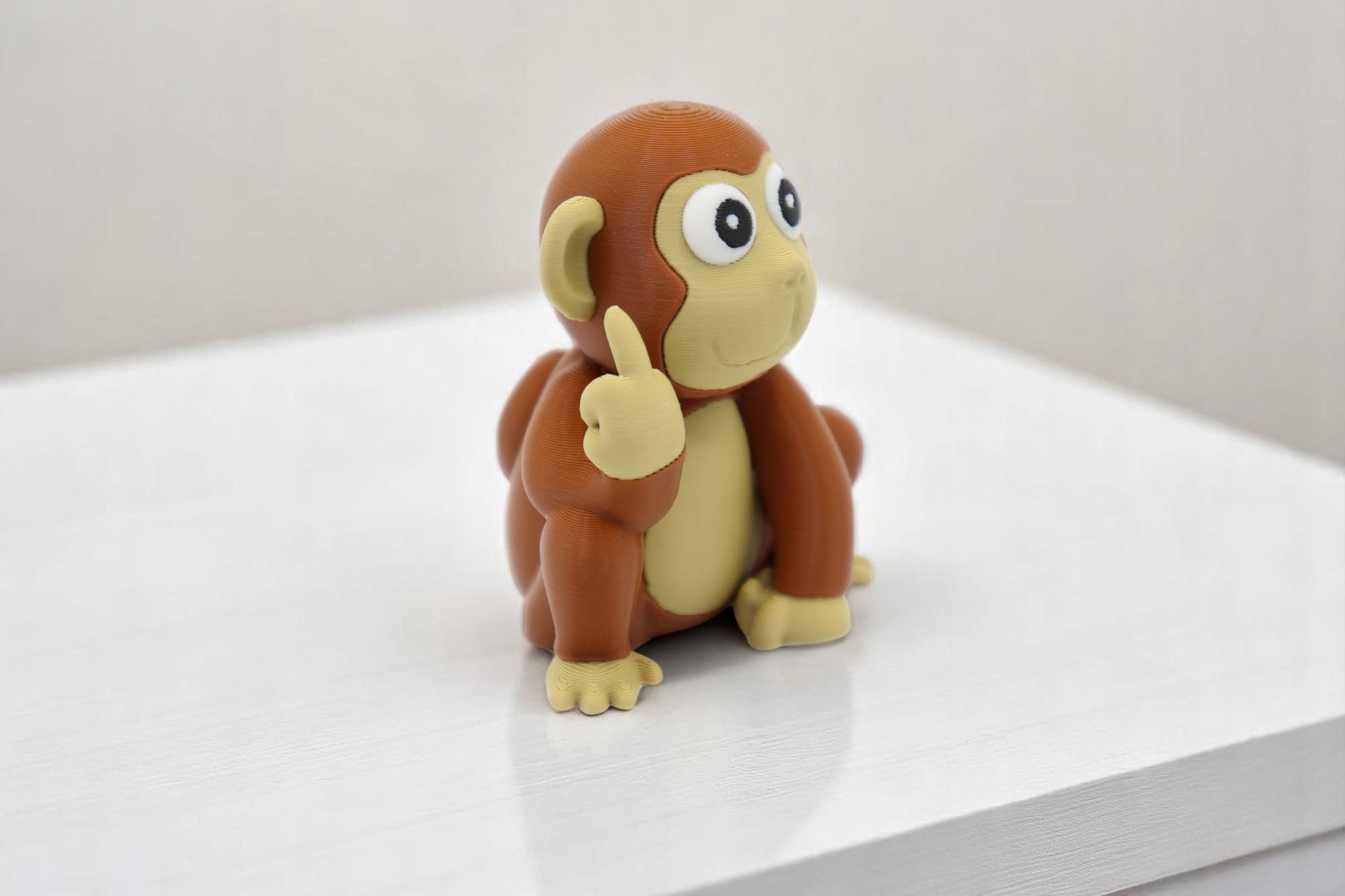 Monkey Middle Finger Figurine – Funny Sarcastic Monkey Gift