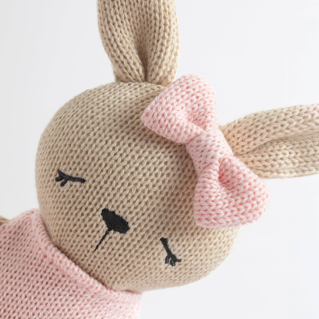 Knitted Animal Toy- Bella the Bunny (Pre-Order late March)
