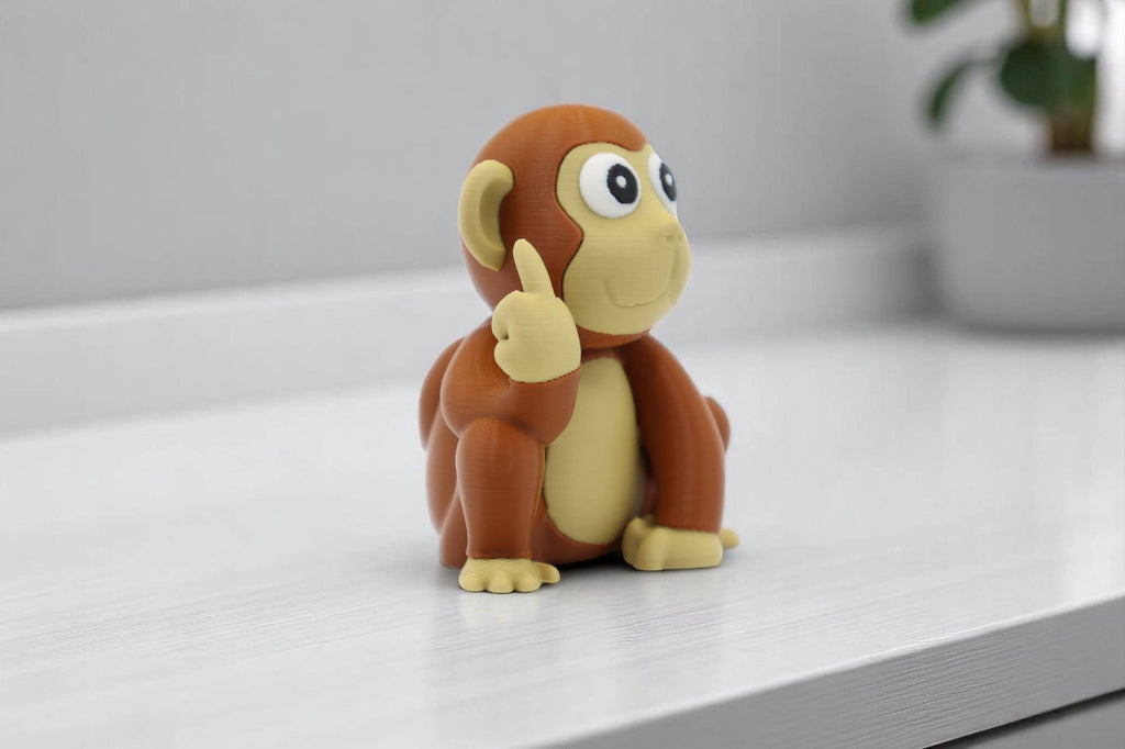 Monkey Middle Finger Figurine – Funny Sarcastic Monkey Gift