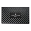 Black Checker Chewy Vuiton Placemat - Dog Mat