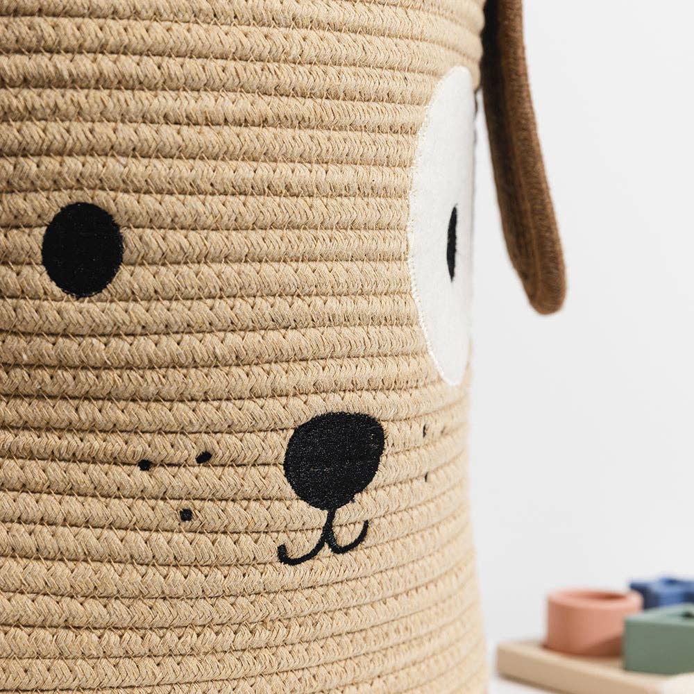 Cotton Rope Animal Hampers - Puppy