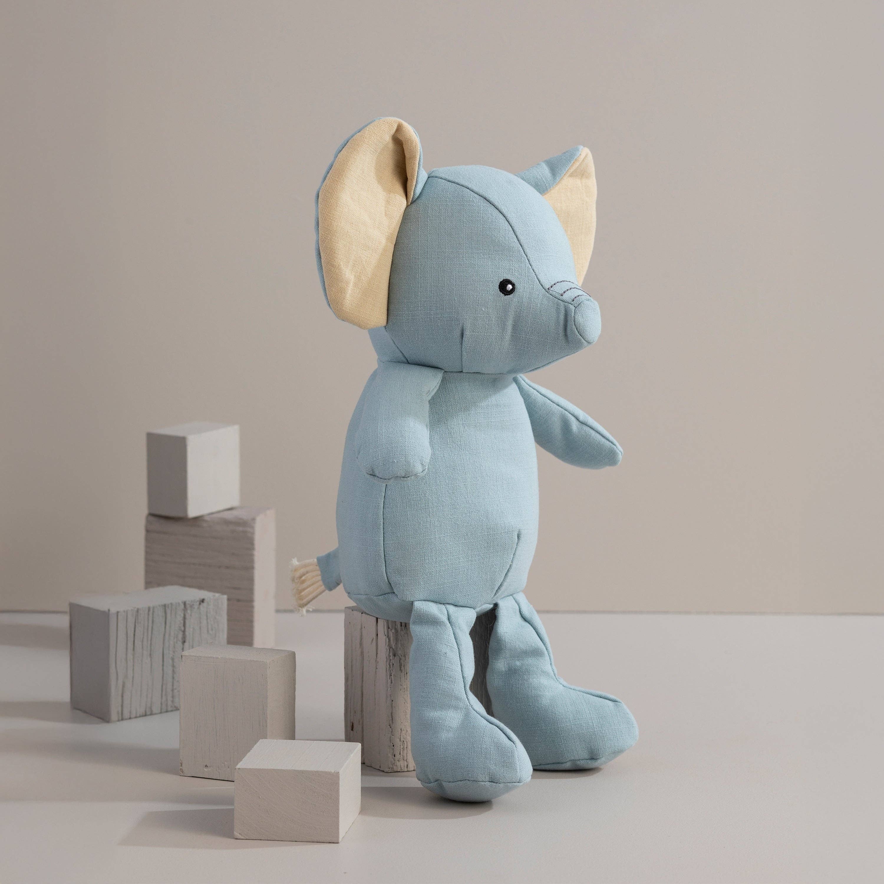 Linen Animal - Eddie the Elephant - Large