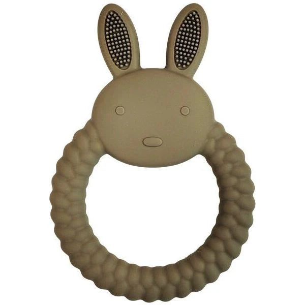 Bunny Teether Ring – Green (11cm)