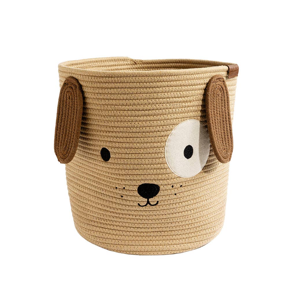 Cotton Rope Animal Hampers - Puppy