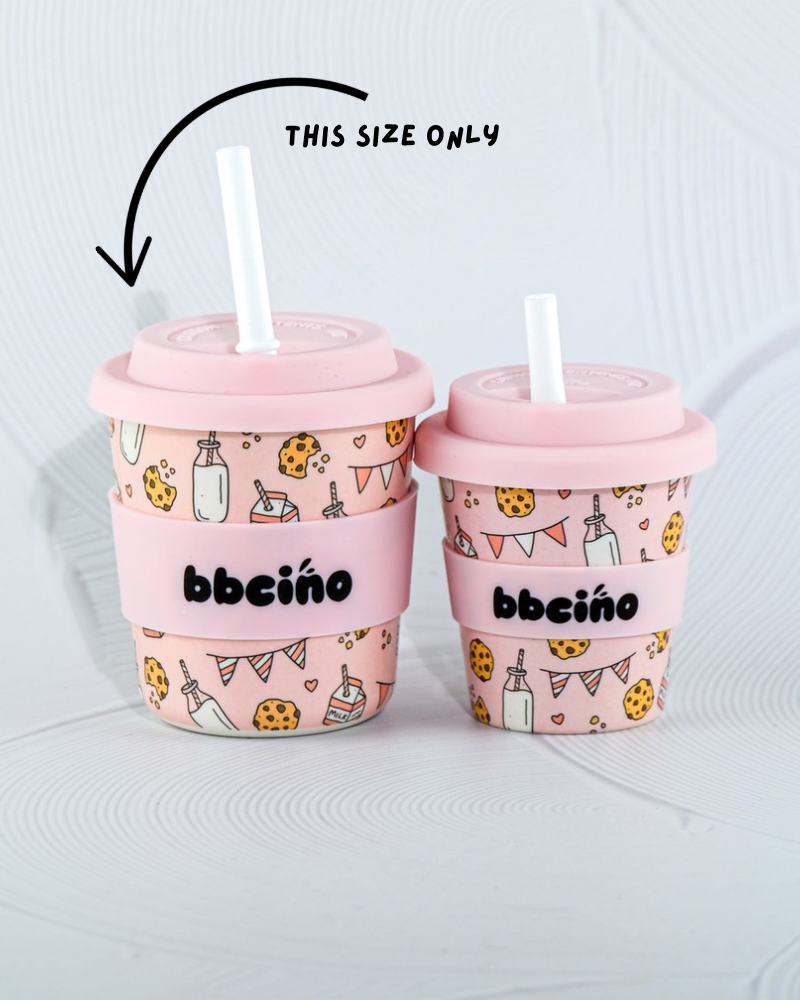 Tough Cookie in Pink Kids Keep Cup - 240ml (STRAW INCLUDED)