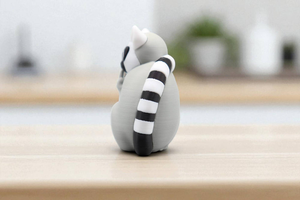 Lemur Middle Finger Figurine – Funny Sarcastic Lemur Gift