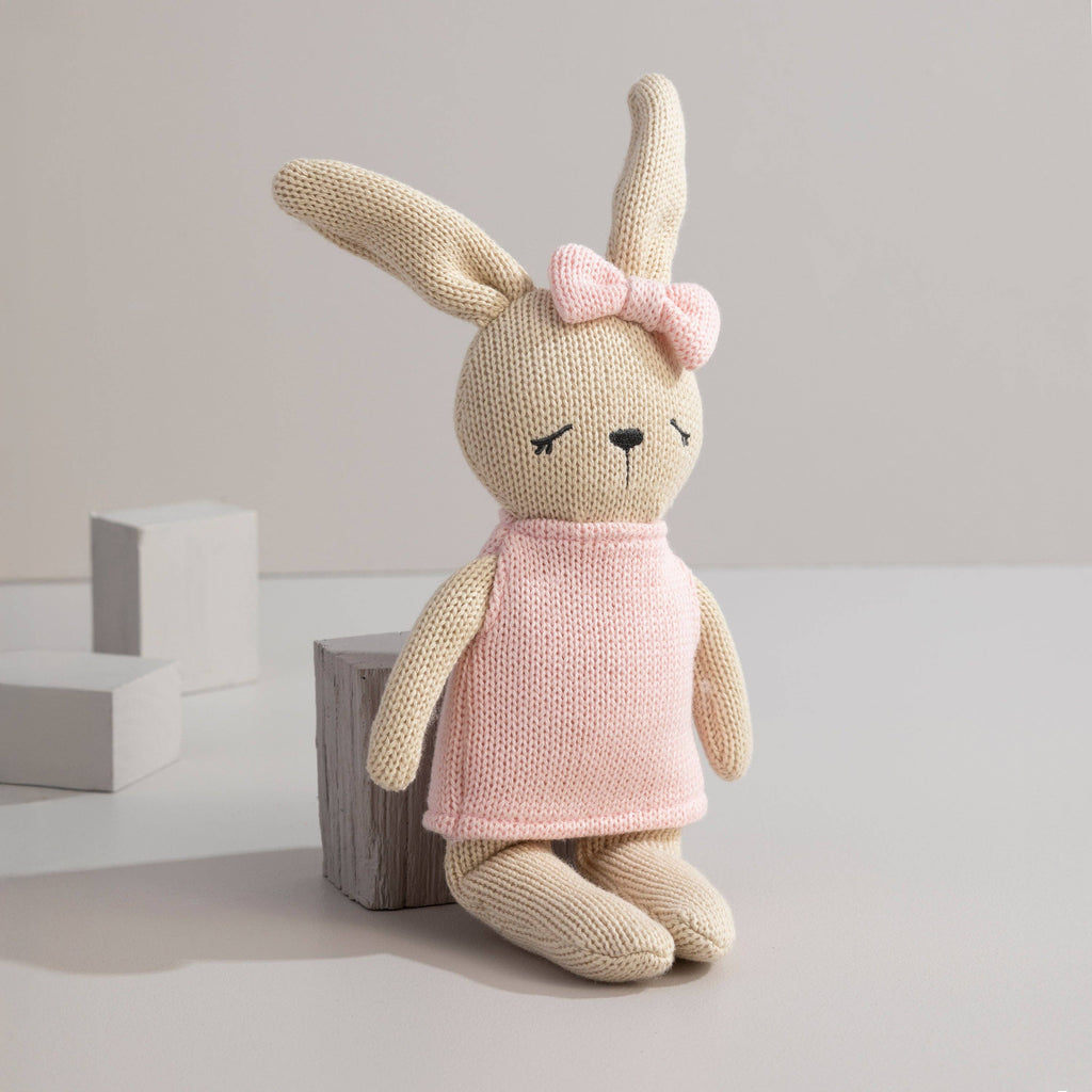 Knitted Animal Toy- Bella the Bunny (Pre-Order late March)