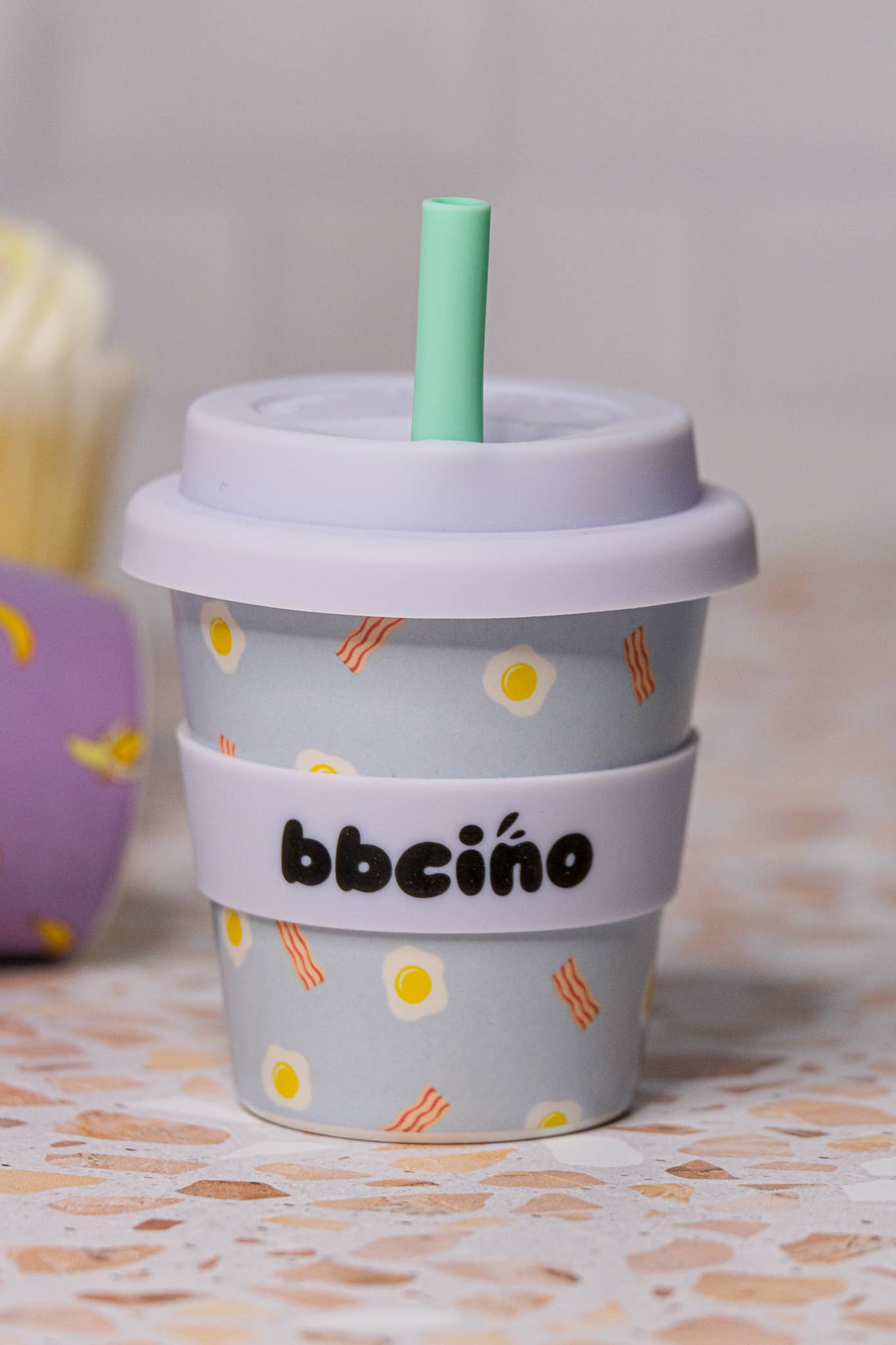 Breakfast Buffet Babycino Cup - 120ml (STRAW INCLUDED)