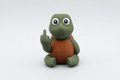 Turtle Middle Finger Figurine – Funny Sarcastic Turtle Gift