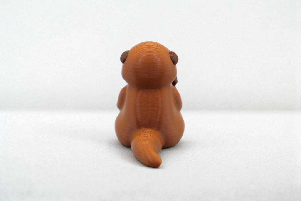 Otter Middle Finger Figurine – Funny Sarcastic Otter Gift