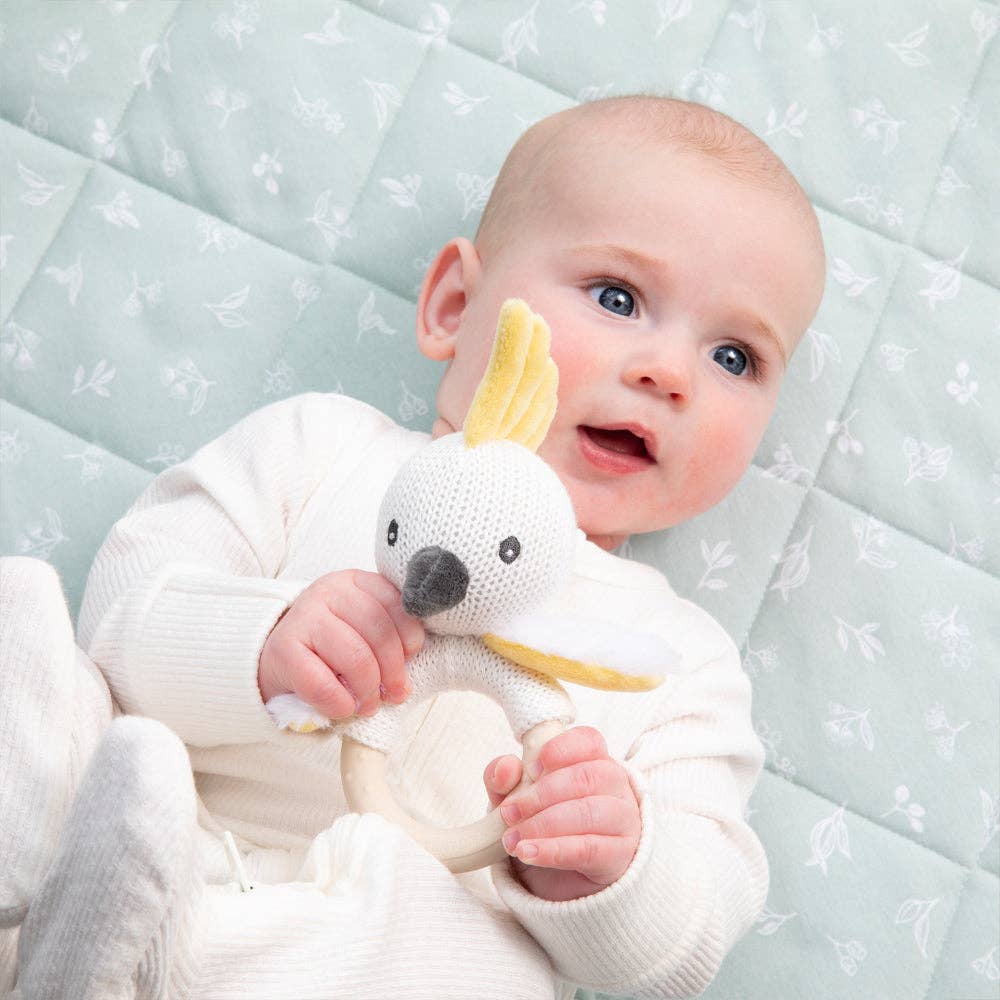 Cockatoo Rattle & Teether