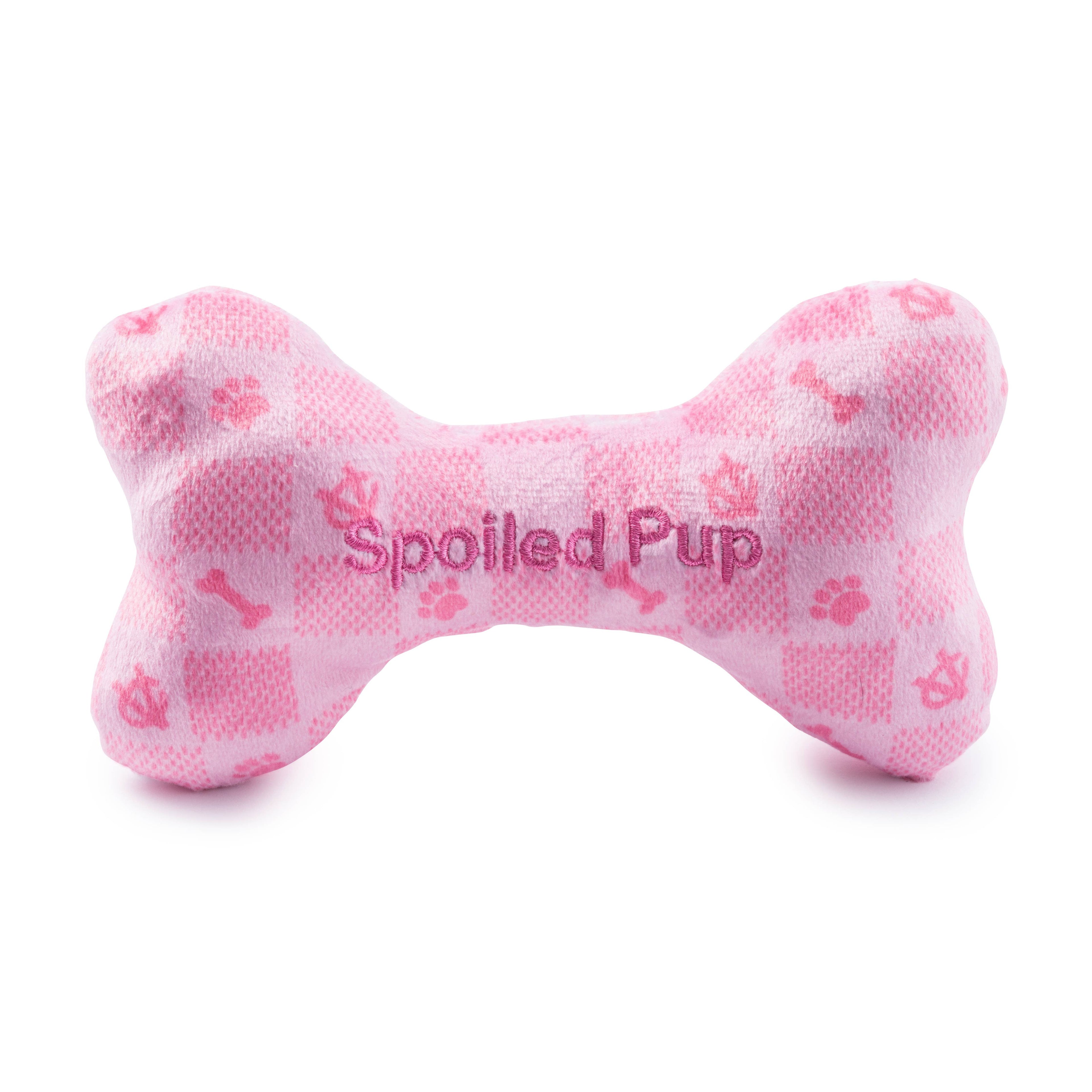 Pink Checker Chewy Vuiton Bone: Large