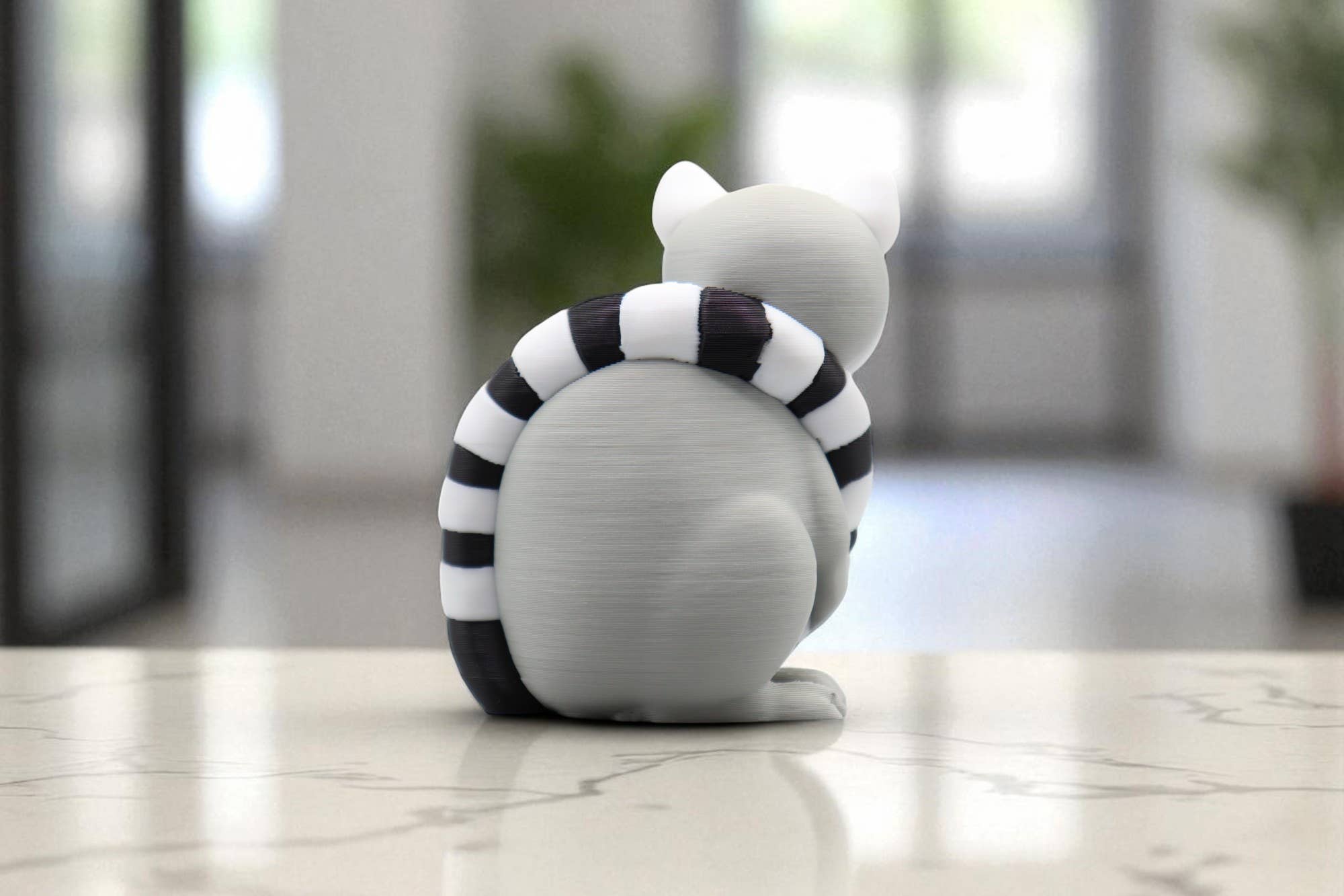 Lemur Middle Finger Figurine – Funny Sarcastic Lemur Gift
