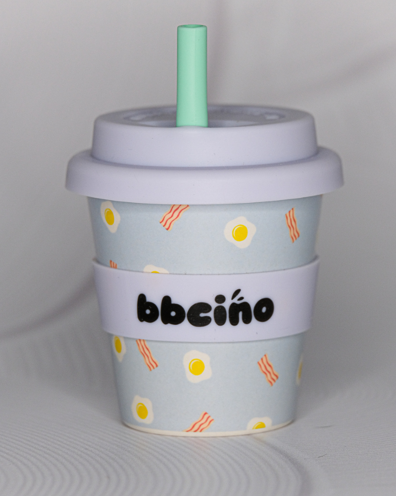 Breakfast Buffet Babycino Cup - 120ml (STRAW INCLUDED)