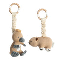 2pk Stroller Toy - Platypus & Wombat