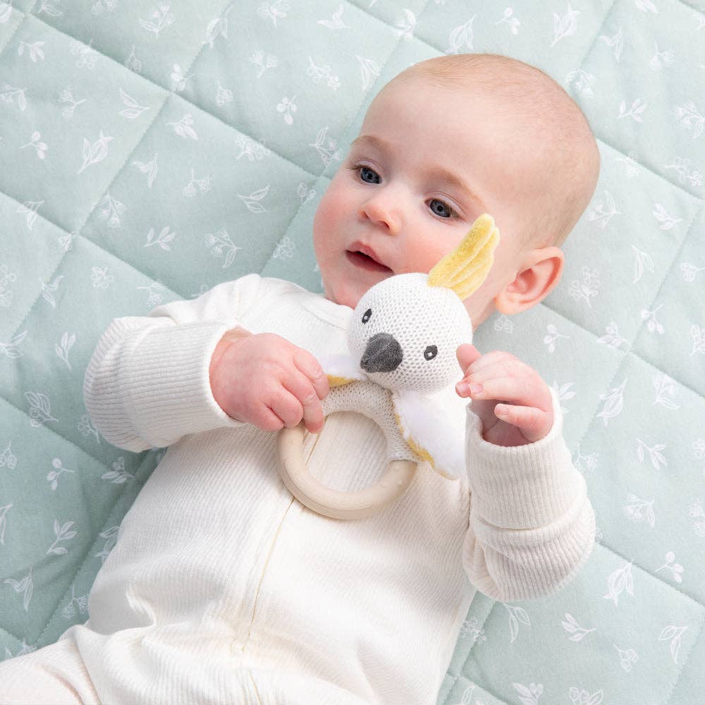 Cockatoo Rattle & Teether