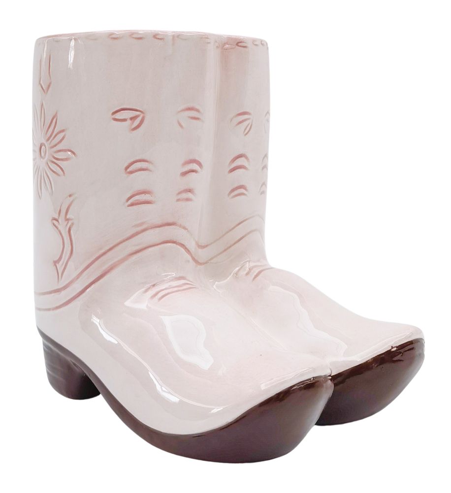 Cowboy Boots Planter Pink 16cm