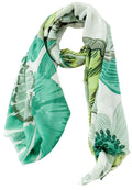 Flower Field Scarf in Green