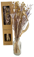 Dried Floral Posie in Glass