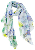 Reef Scarf in Blue