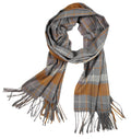 Knox Scarf Grey Mustard