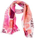 Flower Field Scarf in Fuchsia