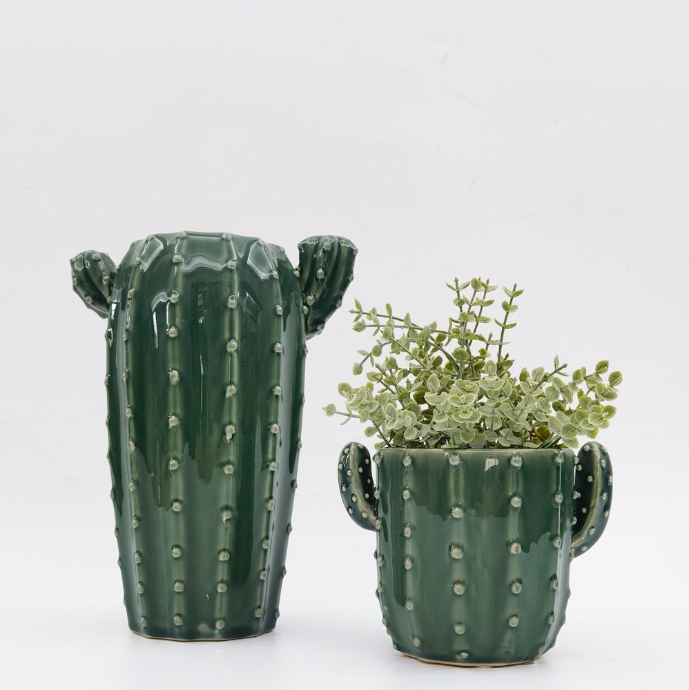 Cactus Planter Green 20cm