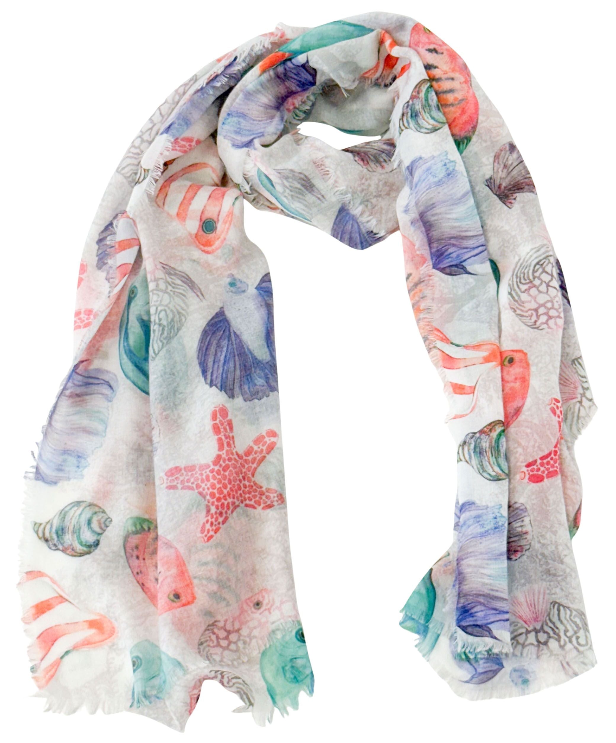 Reef Scarf in Beige
