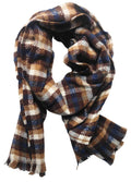 Lizzie Scarf in Brown & Cream