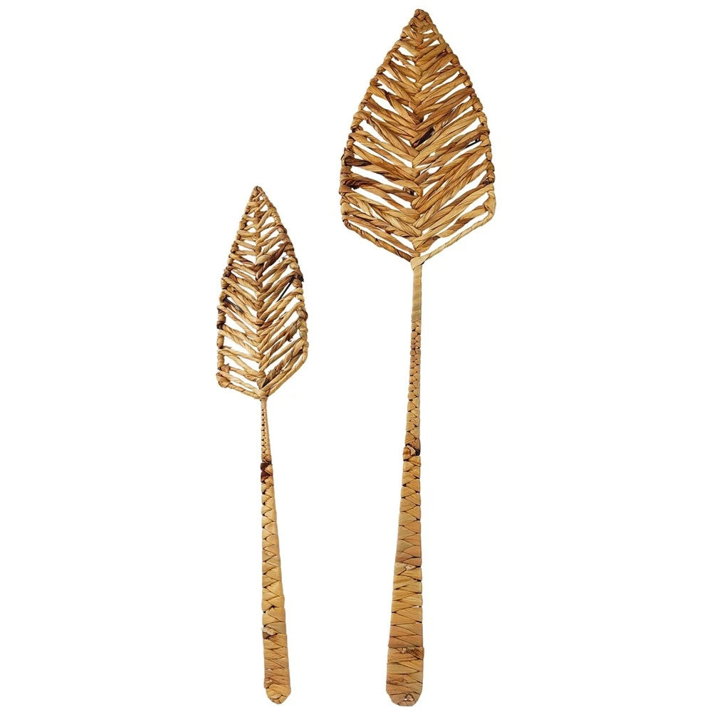 Woven Palm Decoration Natural 103cm (2 Piece)