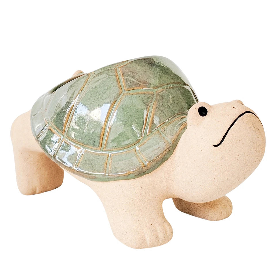 Turtle Planter Pot Hanger Sage 21cm