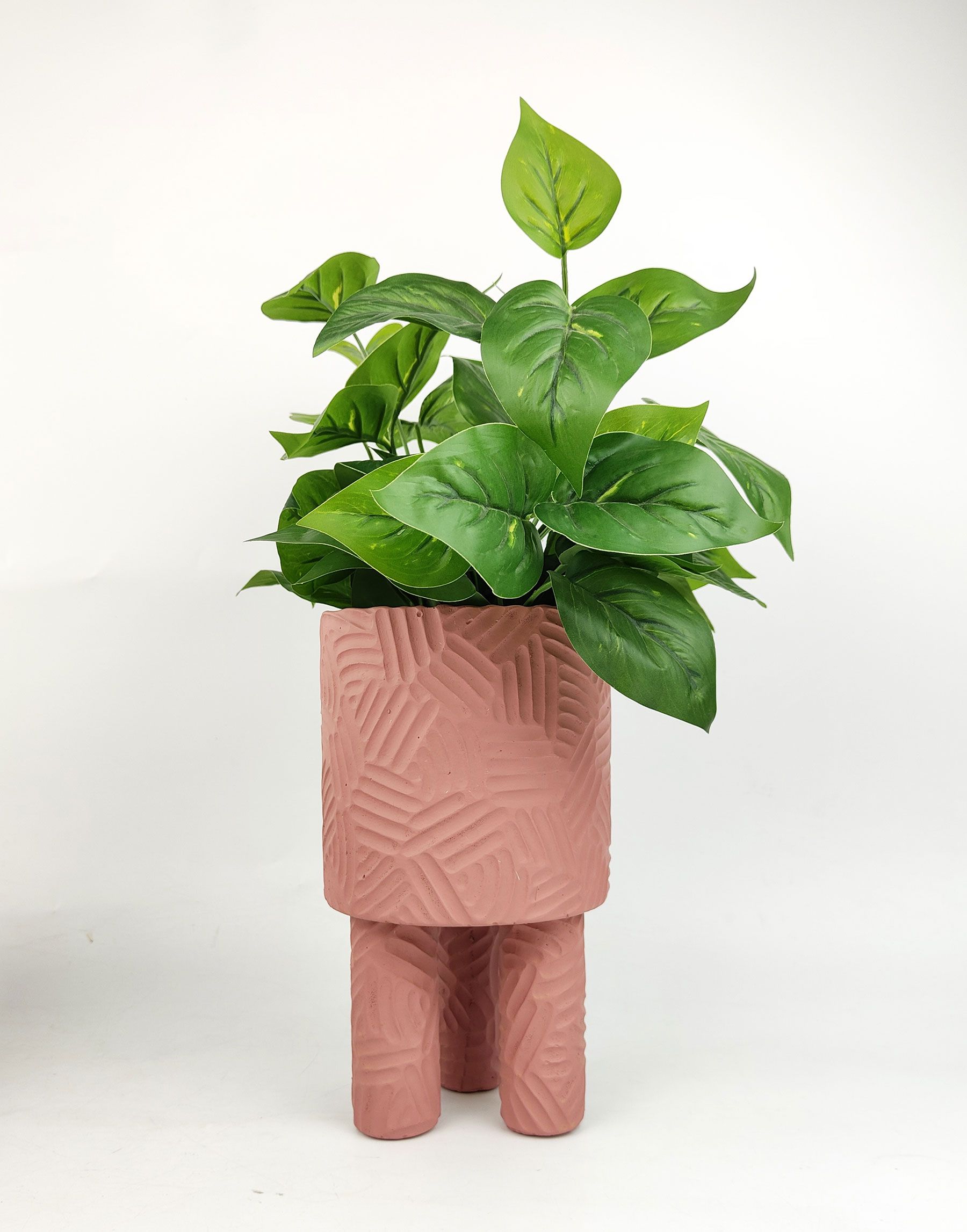 Enola Tall Planter with Legs – Pink (13 × 21cm)