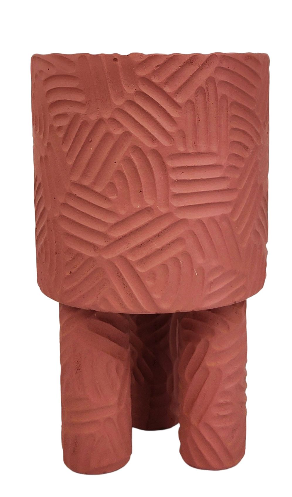 Enola Tall Planter with Legs – Pink (13 × 21cm)