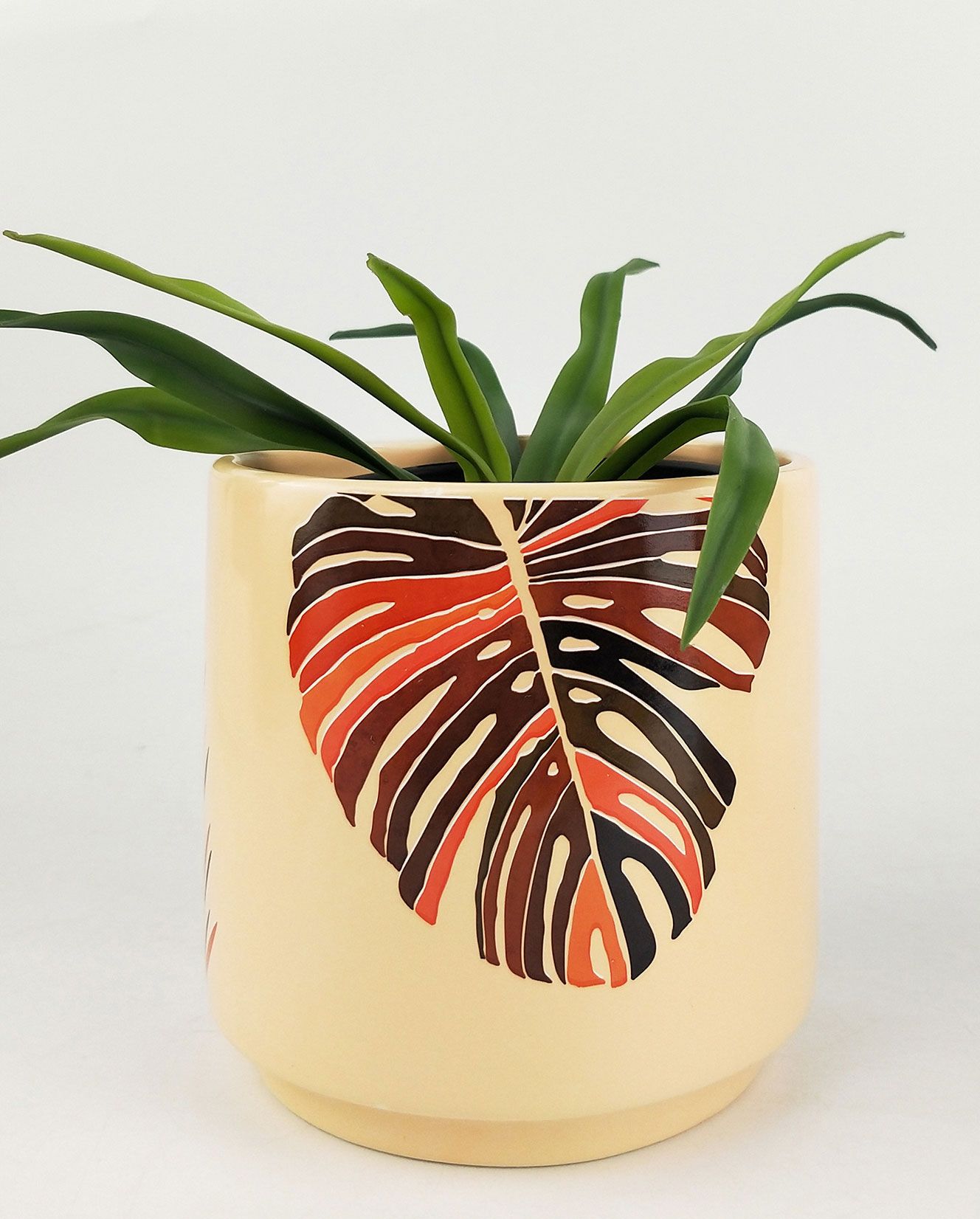 Ivy Foliage Planter – Pink & Green (Small, 13cm)