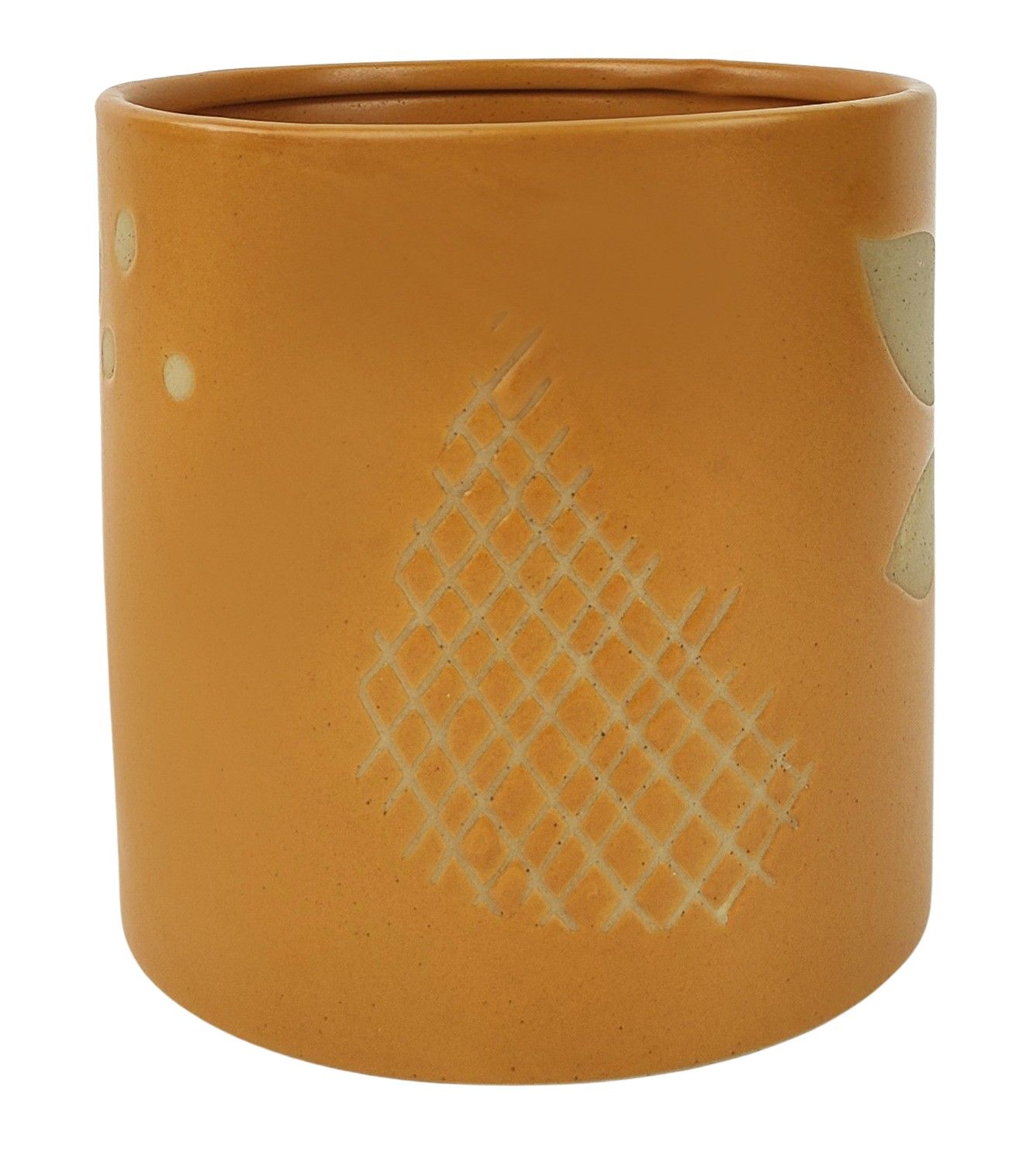 Shae Foliage Planter – Mustard (Medium, 14cm)