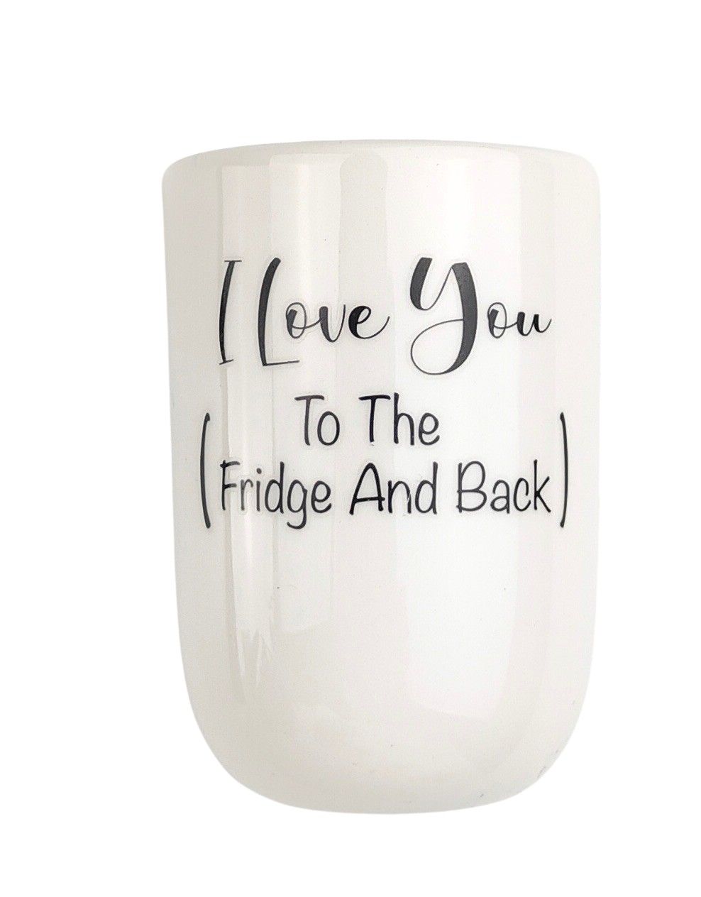 “I Love You to the Fridge and Back” Magnet (10 cm)