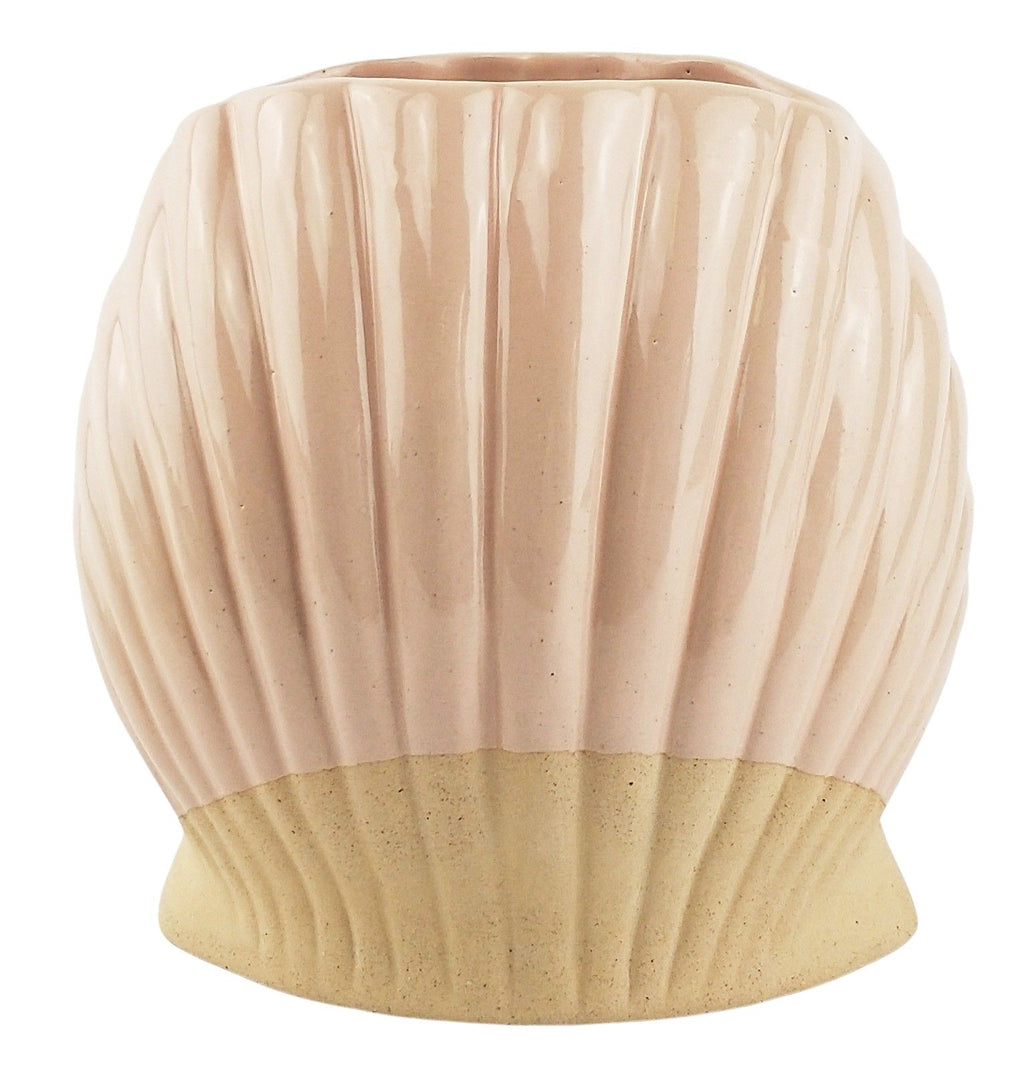 Clam Shell Planter – Pink (17 cm)