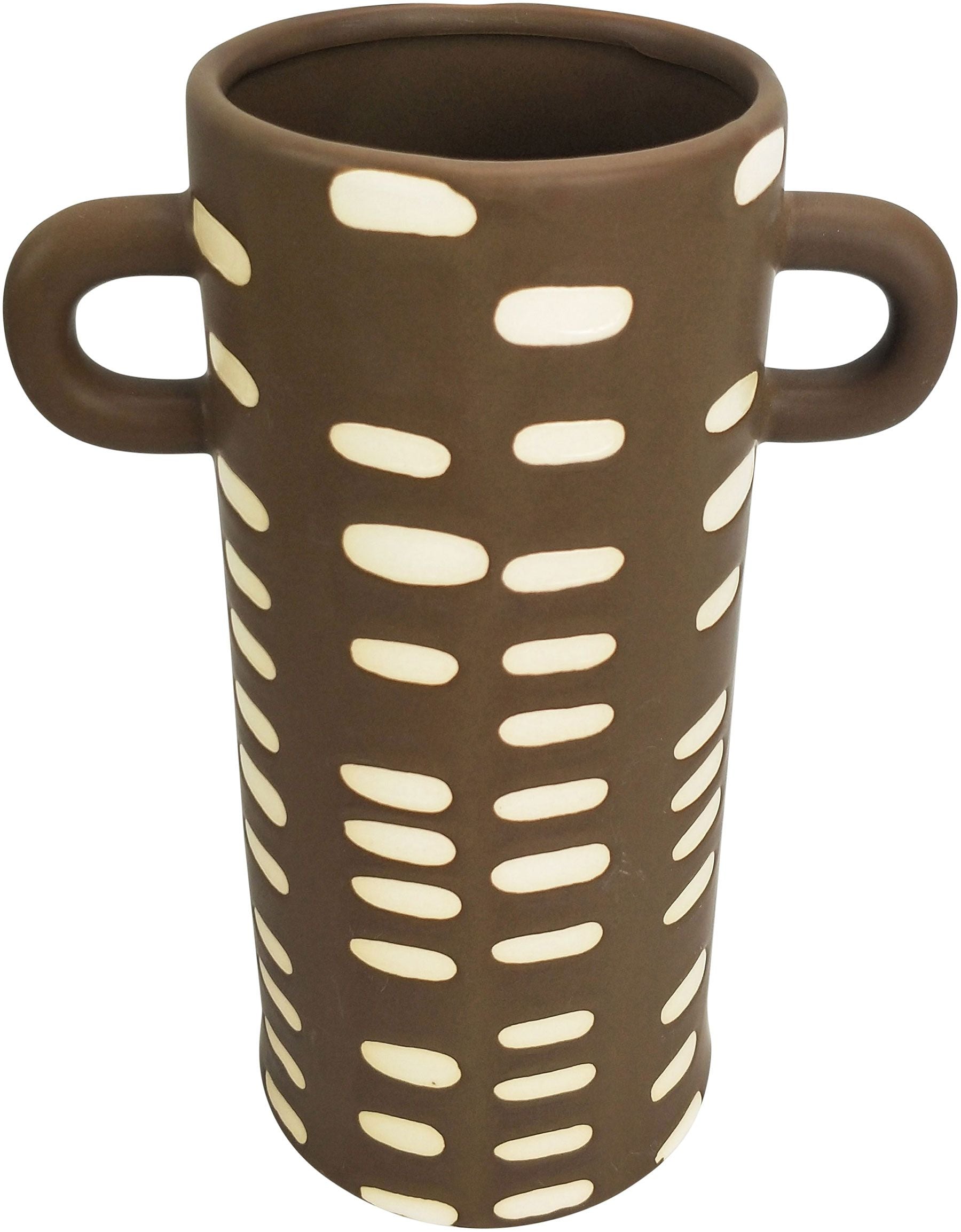 Lydia Vase – Mocha (22cm)