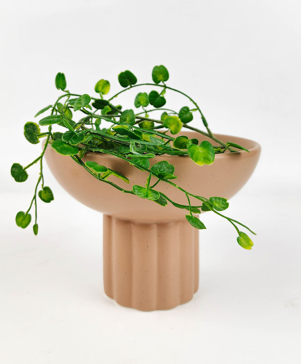 Leilani Tall Bowl – Beige (H12 × 17cm)