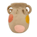 Margot Squat Vase – Sand & Boho (Small, 19cm)
